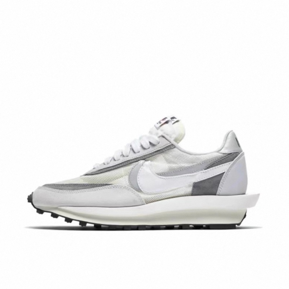 Nike style White and Gray Sneakers